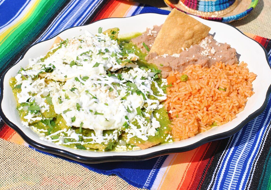 Chilaquiles at Taquerias el Mexicano