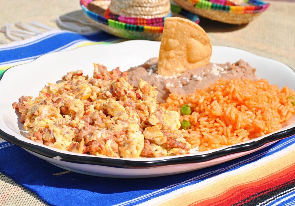 Huevos con Chorizo at Taquerias el Mexicano