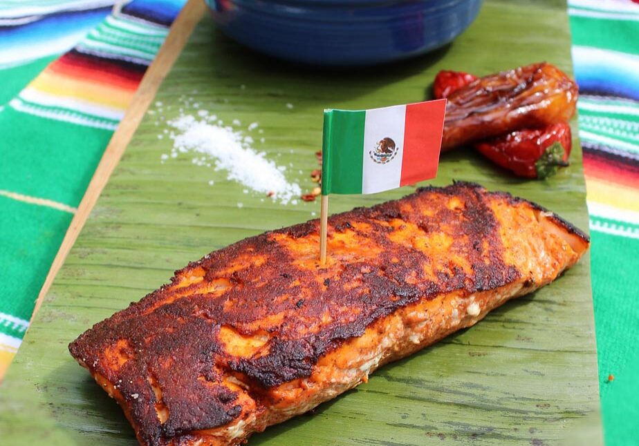 Salmon Yucatan at Taquerias el Mexicano