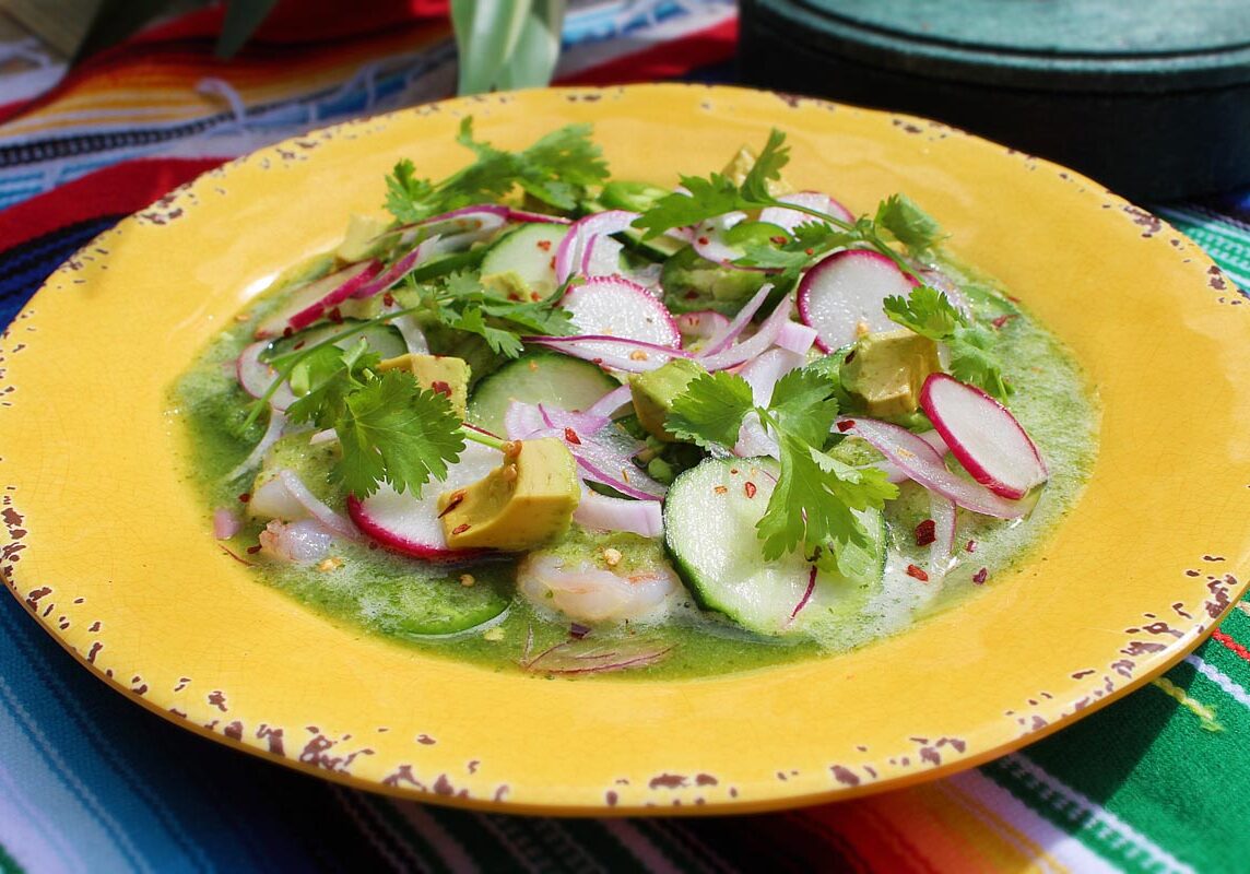 Shrimp Aguachiles at Taquerias el Mexicano